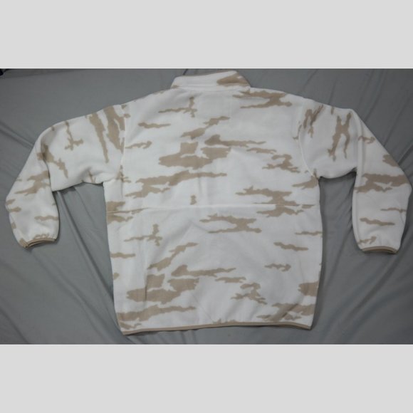 Columbia Men's XL Field ROC Back Bowl Fleece Full Zip, Sea Salt Roc Fields Camo - Picture 3 of 4